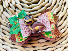 Load image into Gallery viewer, Deluxe Dinosaur Clay bow