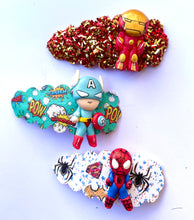 Load image into Gallery viewer, Superhero Snap Clip - choose 1 design