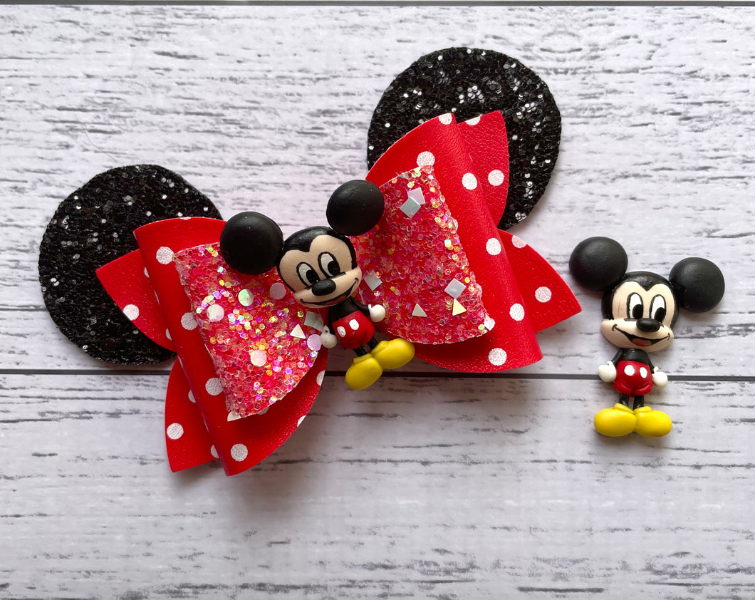 Red Mouse Ears Bow