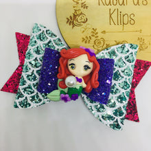 Load image into Gallery viewer, Deluxe Mermaid Princess Bow