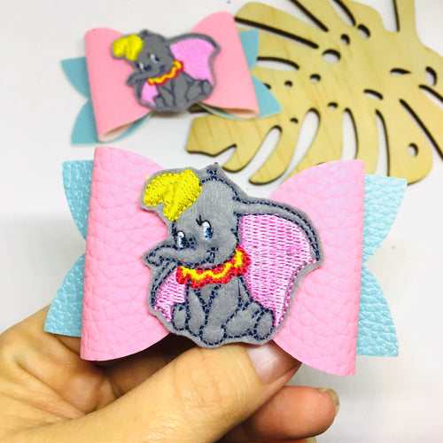 Elephant feltie Bow