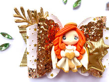 Load image into Gallery viewer, Christmas Angel Large Clay bow