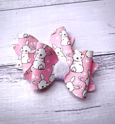 Pink Bunny Everyday Bow