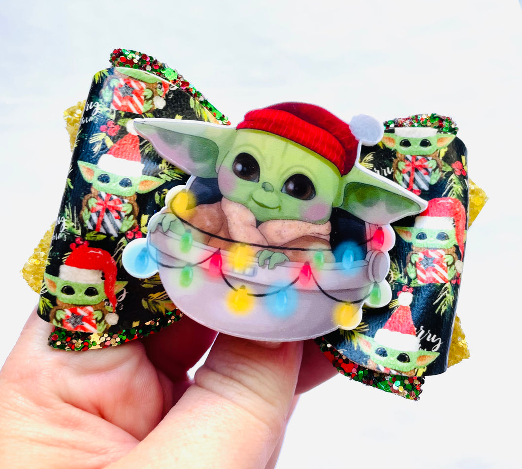 Christmas Baby Pinch bow