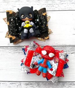 Deluxe Spider Superhero Clay bow