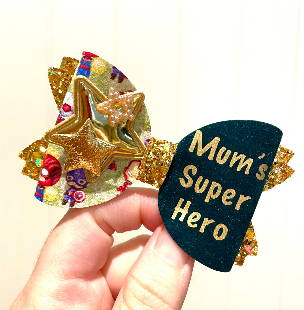 Mum’s Superhero bow