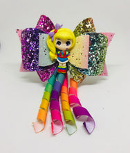 Load image into Gallery viewer, Deluxe Rainbow Girl Bow