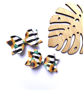 Floral Piggytail clip pair