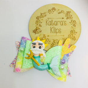 Deluxe King Mermaid Clay bow