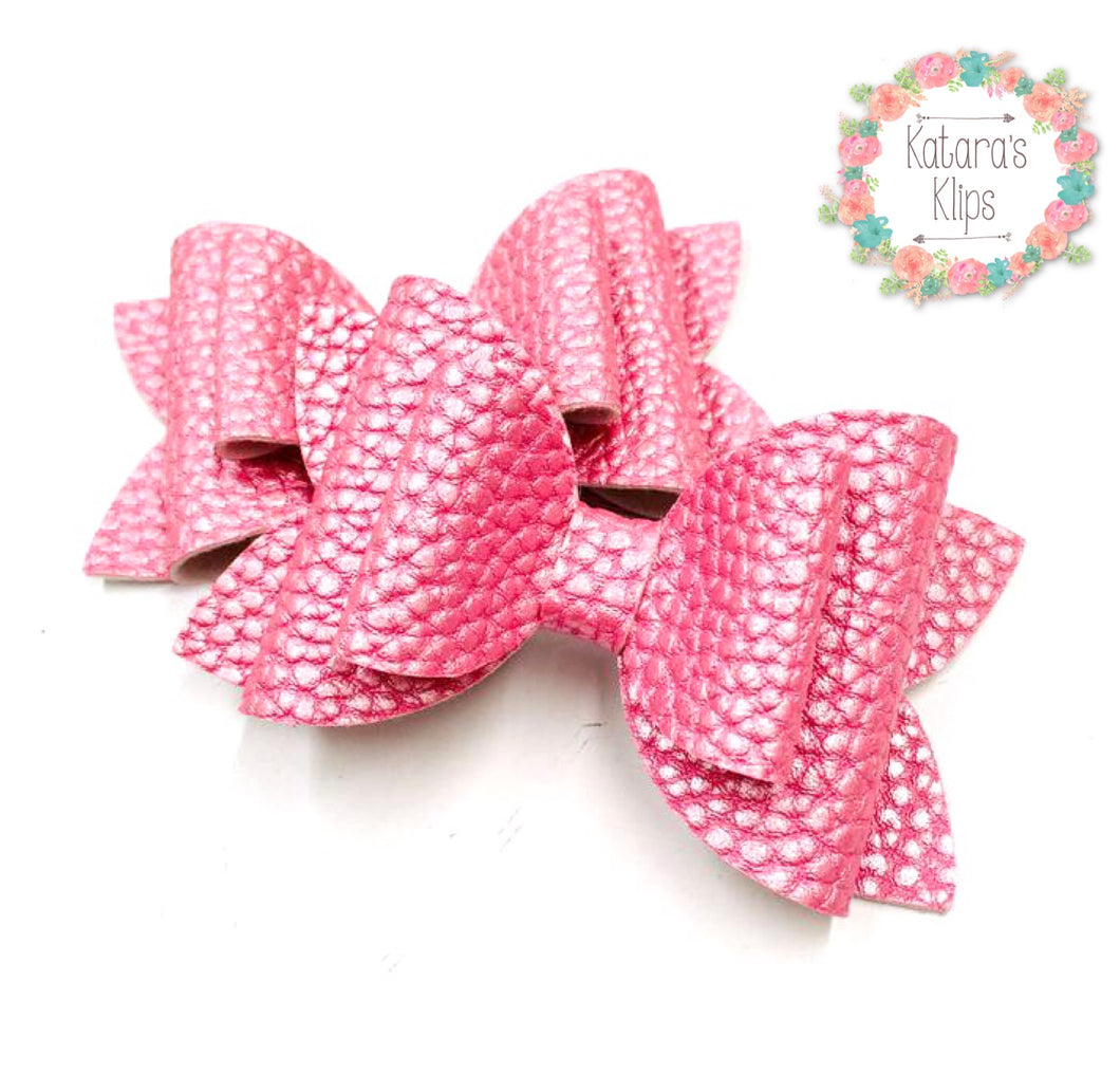 Pastel Pink Double Bow