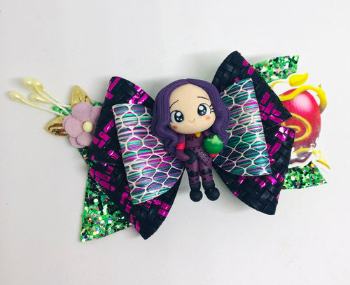 Descendants Mal Dazzle Clay bow