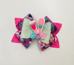 Bunny Ears Clay Bow