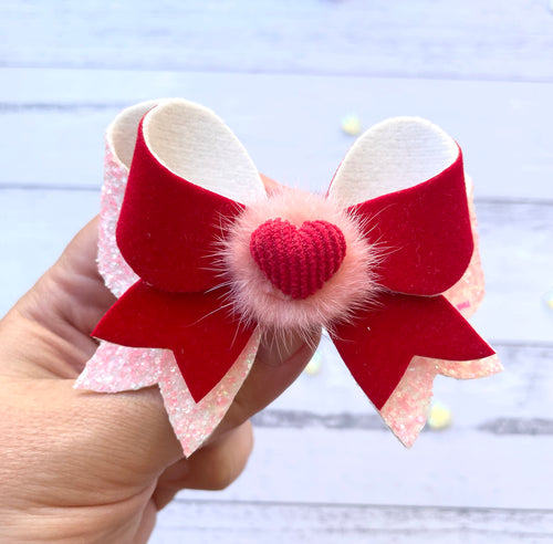 Valentines Heart Bow