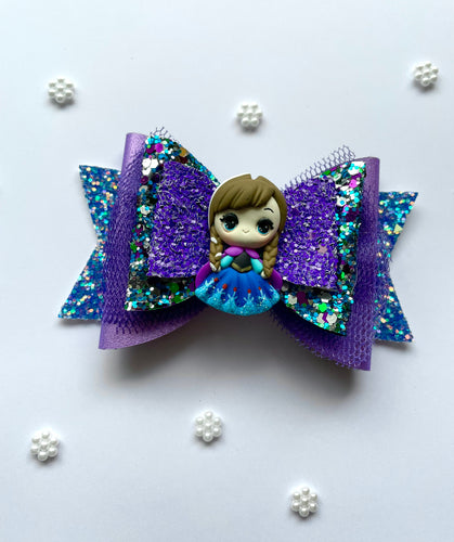 Deluxe Winter Princess Clay bow