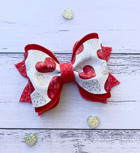 Valentines Heart Bow
